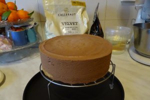 Desert tort Omul de Zapada, entremet cu ciocolata