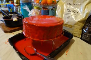 Desert tort Omul de Zapada, entremet cu ciocolata