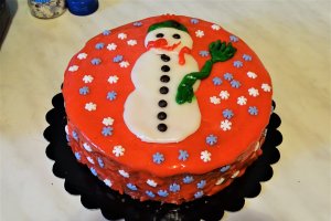 Desert tort Omul de Zapada, entremet cu ciocolata