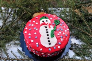 Desert tort Omul de Zapada, entremet cu ciocolata