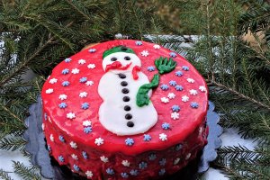 Desert tort Omul de Zapada, entremet cu ciocolata