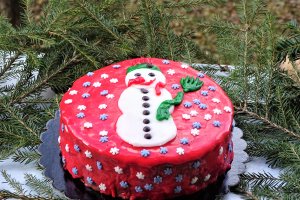 Desert tort Omul de Zapada, entremet cu ciocolata