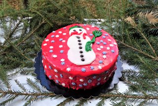 Desert tort Omul de Zapada, entremet cu ciocolata