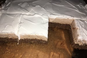 Desert prajitura Noapte de iarna cu caramel