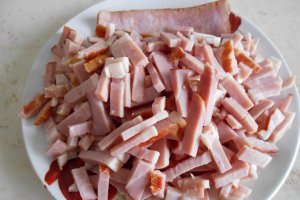 Supa de legume, cu sunca taraneasca afumata