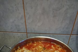 Sarmale in foi de varza murata cu afumatura