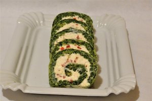 Rulada aperitiv cu spanac