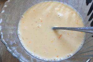 Desert budinca din cozonac cu portocala