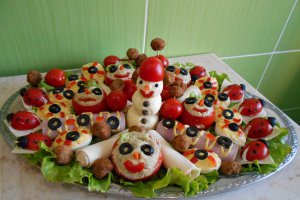 Platou festiv, pentru revelion