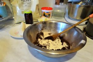 Desert tort entremet cu gem de zmeura