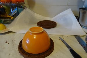 Desert tort entremet cu gem de zmeura