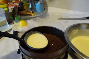 Desert tort entremet cu gem de zmeura