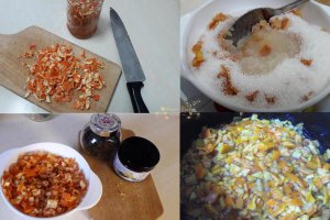 Dulceata de mandarine cu whisky, anason stelat si vanilie