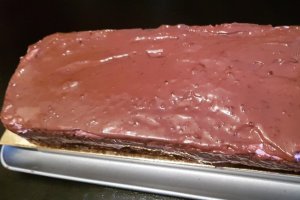 Desert prajitura cu crema de mascarpone si fructe de padure (sans gluten, low carb)