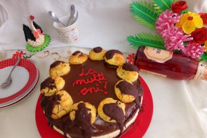 Desert tort profiterol