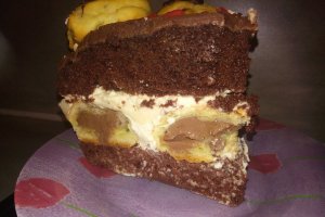 Desert tort profiterol