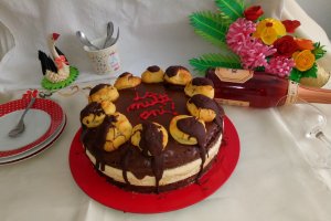 Desert tort profiterol