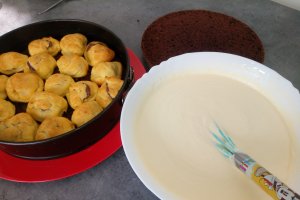 Desert tort profiterol