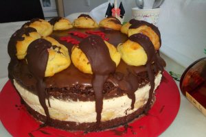 Desert tort profiterol