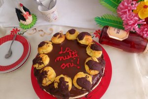 Desert tort profiterol