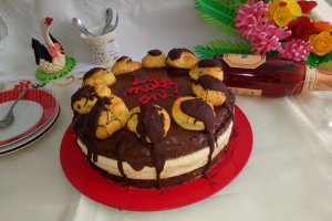 Desert tort profiterol
