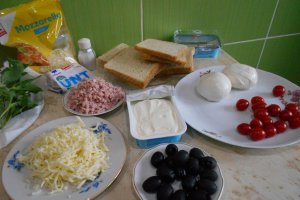 Aperitiv tort Mozzarella