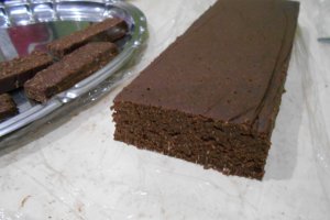 Desert batoane de ciocolata, cu nuca de cocos