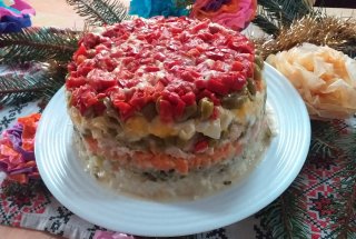 Salata in straturi