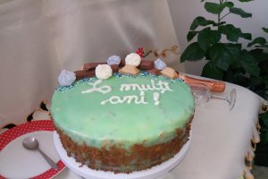 Desert tort spirala cu jeleu de zmeura si oreo