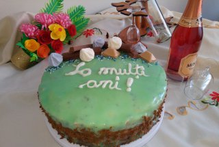 Desert tort spirala cu jeleu de zmeura si oreo