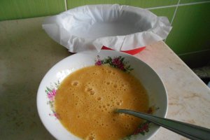 Supa de rosii, cu omleta