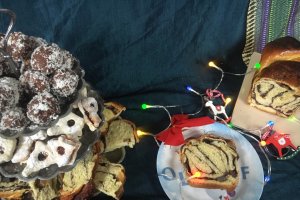 Desert cozonac cu biscuiti