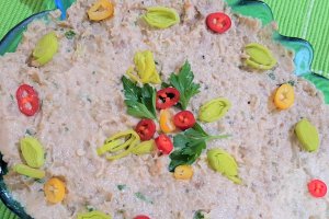 Salata de vinete cu praz si patrunjel