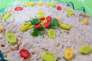 Salata de vinete cu praz si patrunjel