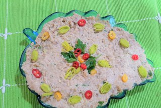 Salata de vinete cu praz si patrunjel