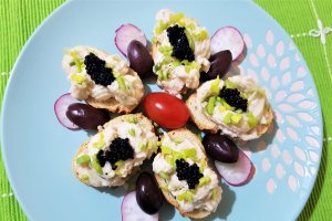 Salata cu trei feluri de icre