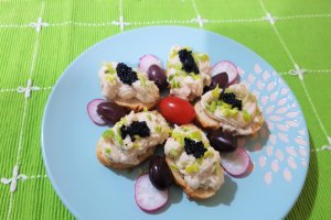 Salata cu trei feluri de icre