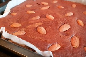Desert prajitura cu dovleac si ciocolata (fara gluten, low carb)