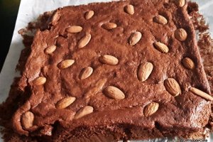 Desert prajitura cu dovleac si ciocolata (fara gluten, low carb)