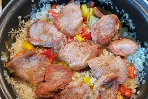 Muschiulet de porc cu orez