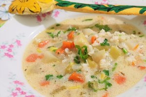 Supa de vitel cu gulie
