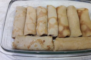 Desert clatite cu branza la cuptor