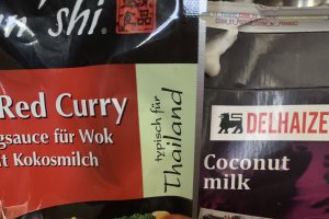 Thai red curry cu legume