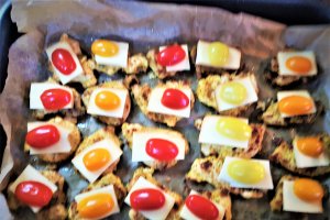 Piept de pui cu mozzarella