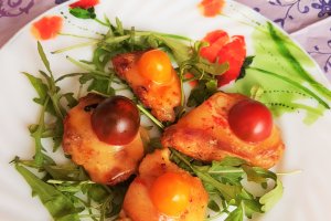 Piept de pui cu mozzarella
