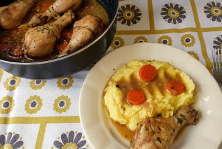 Copanele de pui in sos de vin
