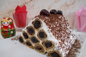 Desert Cusma lui Guguta, din clatite si frisca