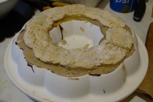 Desert tort cu mousse de banane