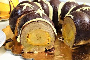 Desert tort cu mousse de banane
