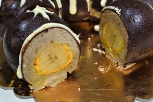 Desert tort cu mousse de banane